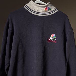 NBC Sports Turtleneck Vintage Sweater - MEDIUM
